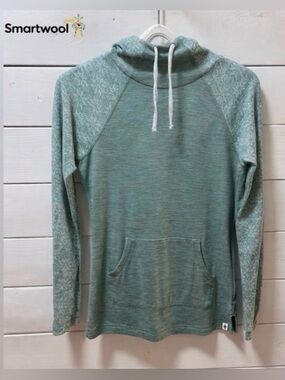 SMARTWOOL Sage Green Knit Hoodie – S/P